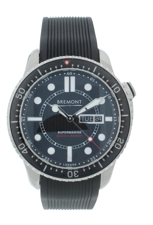 Bremont Supermarine S2000 Black Dial 45mm Automatic Men's Watch S2000-BK-S
