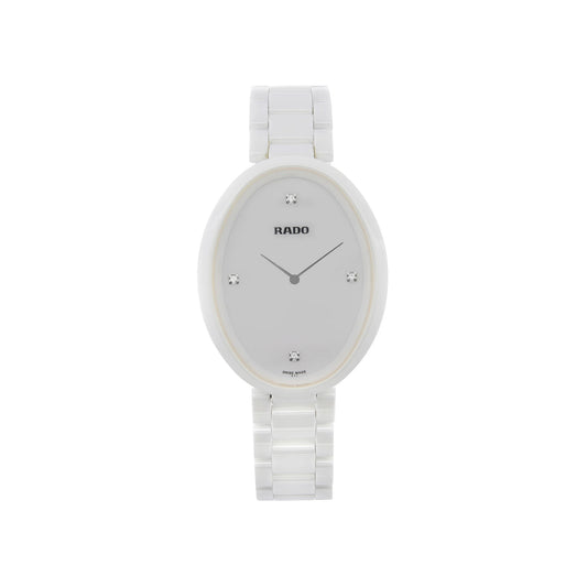 Rado Esenza Touch 33mm Quartz White Diamond Dial Ceramic Ladies Watch R53092712