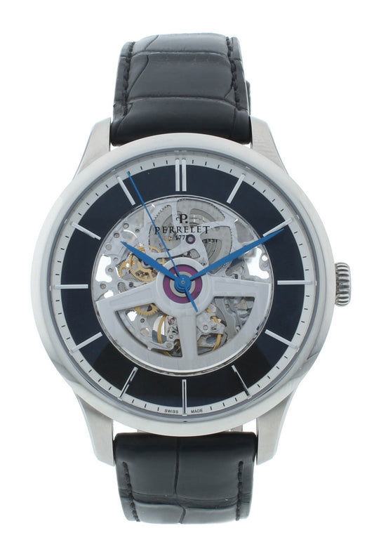 Pre-Owned Perrelet Double Rotor Skeleton 42.5mm Automatic Men’s Watch A1091/2