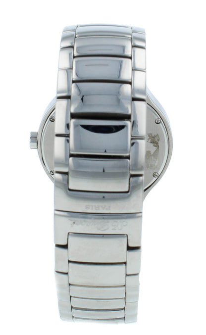 Pre-Owned St. Dupont Circle Steel 35mm Quartz White Dial Men's Watch 65250