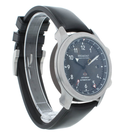 Bremont Martin Baker III GMT Automatic Black Dial 43mm Men's Watch MBIII-BK-AN-S