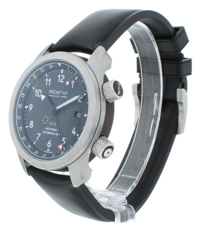 Bremont Martin Baker III GMT Automatic Black Dial 43mm Men's Watch MBIII-BK-AN-S