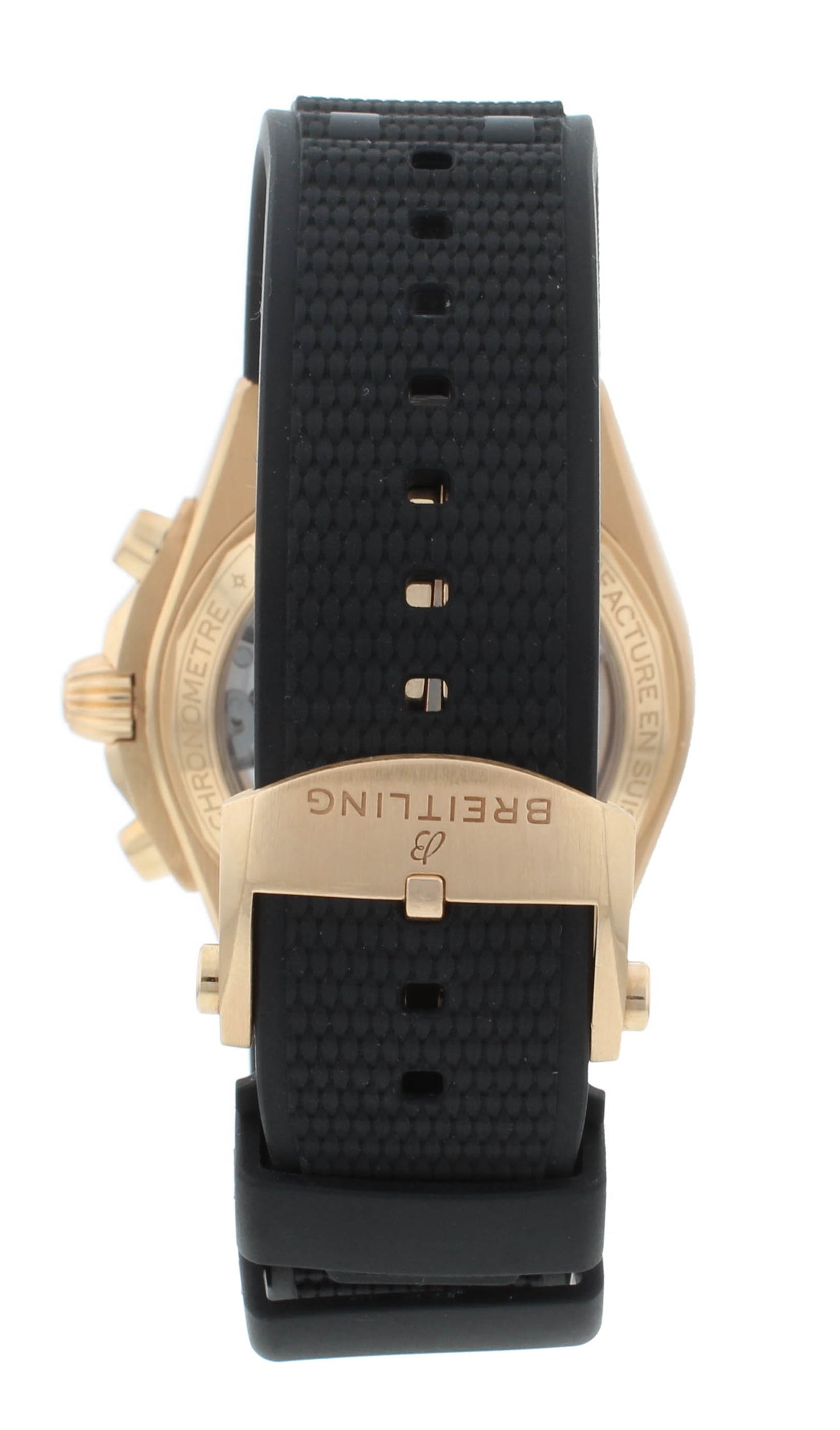 Breitling Chronomat 42mm Automatic 18k Rose Gold Men's Watch RB0134101B1S1