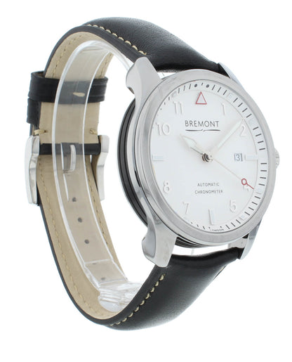 Bremont Solo 43mm Automatic White Dial Chronometer Men's Watch SOLO43-P-WH-R-S