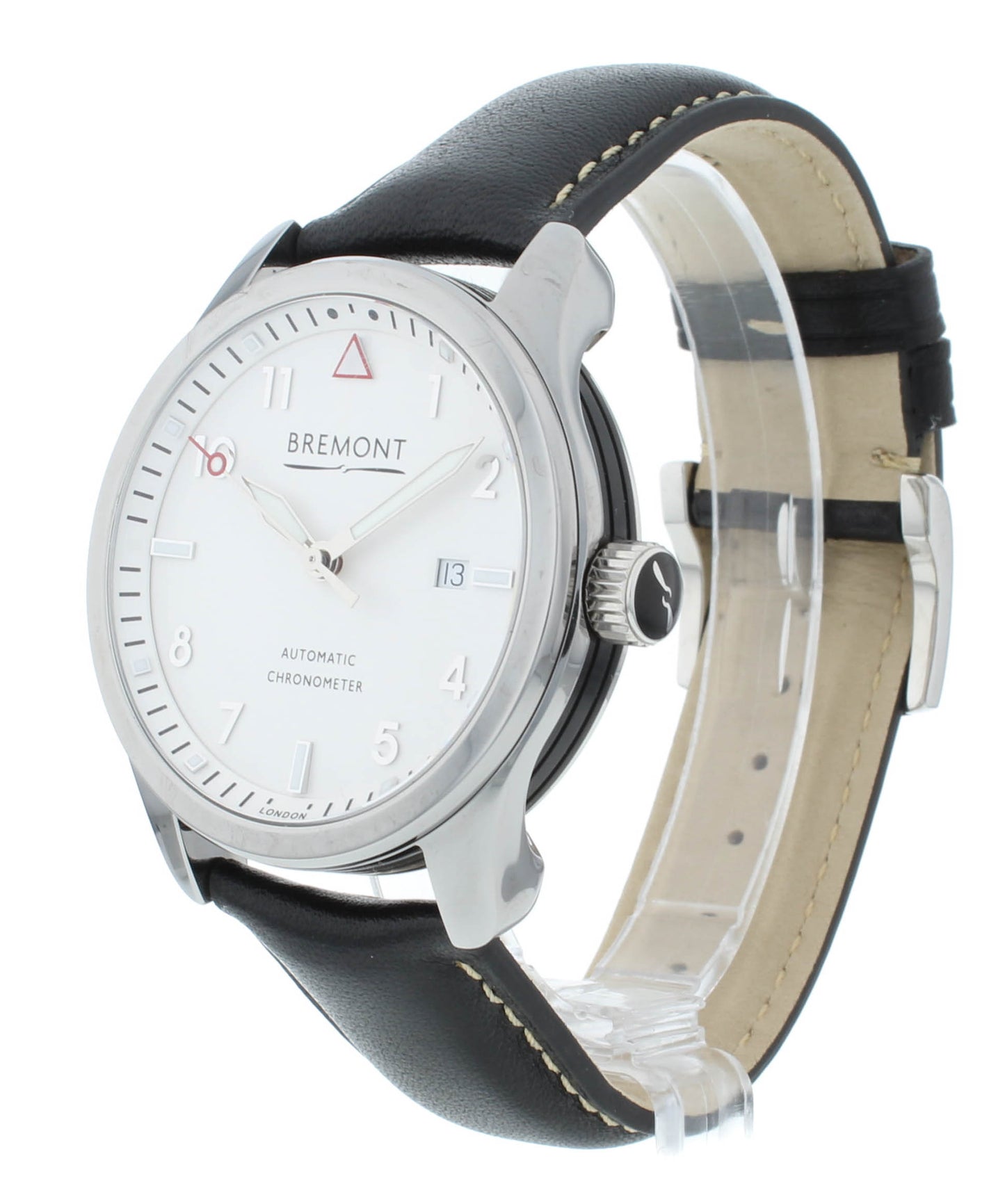 Bremont Solo 43mm Automatic White Dial Chronometer Men's Watch SOLO43-P-WH-R-S