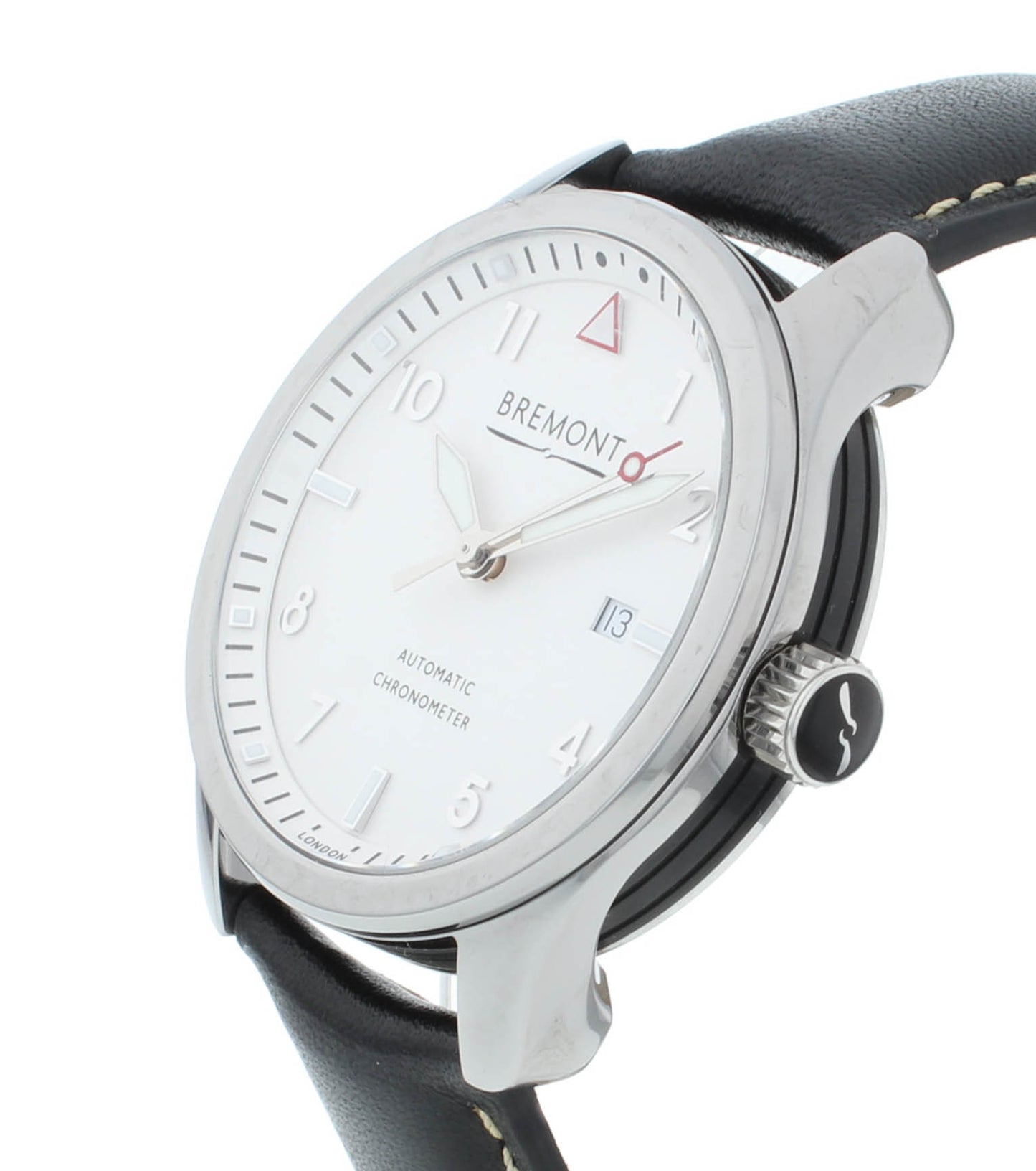 Bremont Solo 43mm Automatic White Dial Chronometer Men's Watch SOLO43-P-WH-R-S