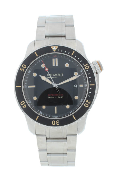 Bremont Supermarine S501 43mm Automatic Black Dial Men's Watch S501-BK-B