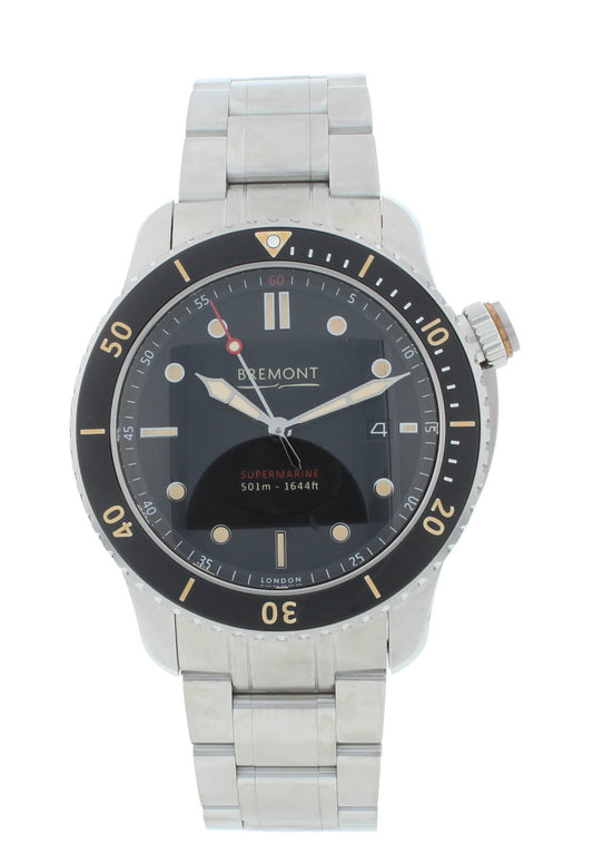 Bremont Supermarine S501 43mm Automatic Black Dial Men's Watch S501-BK-B