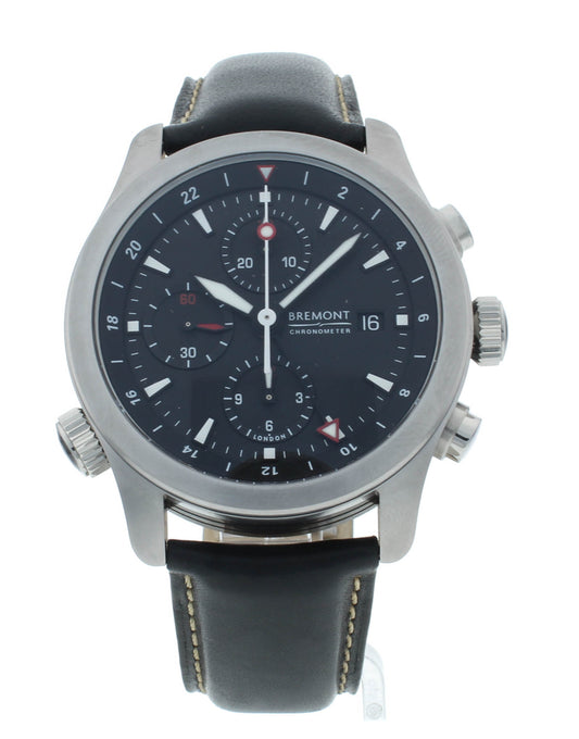 Pre-Owned Bremont ALT1 World-Time Black Dial 43mm Auto Mens Watch ALT1-WT-BK-R-S