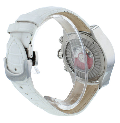 Pre-Owned Carrera Y Carrera 40mm Auto White Dial Chrono Men's Watch DC00450