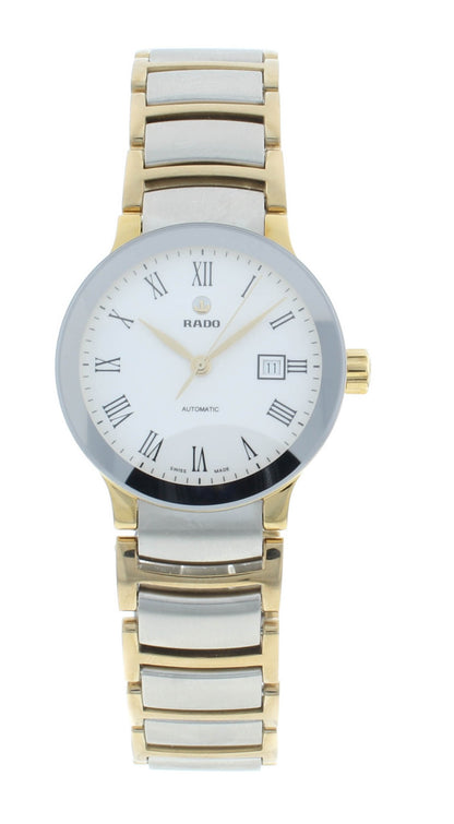 Rado Centrix 28mm Automatic White Dial Two-Tone Steel Ladies Watch R30530013
