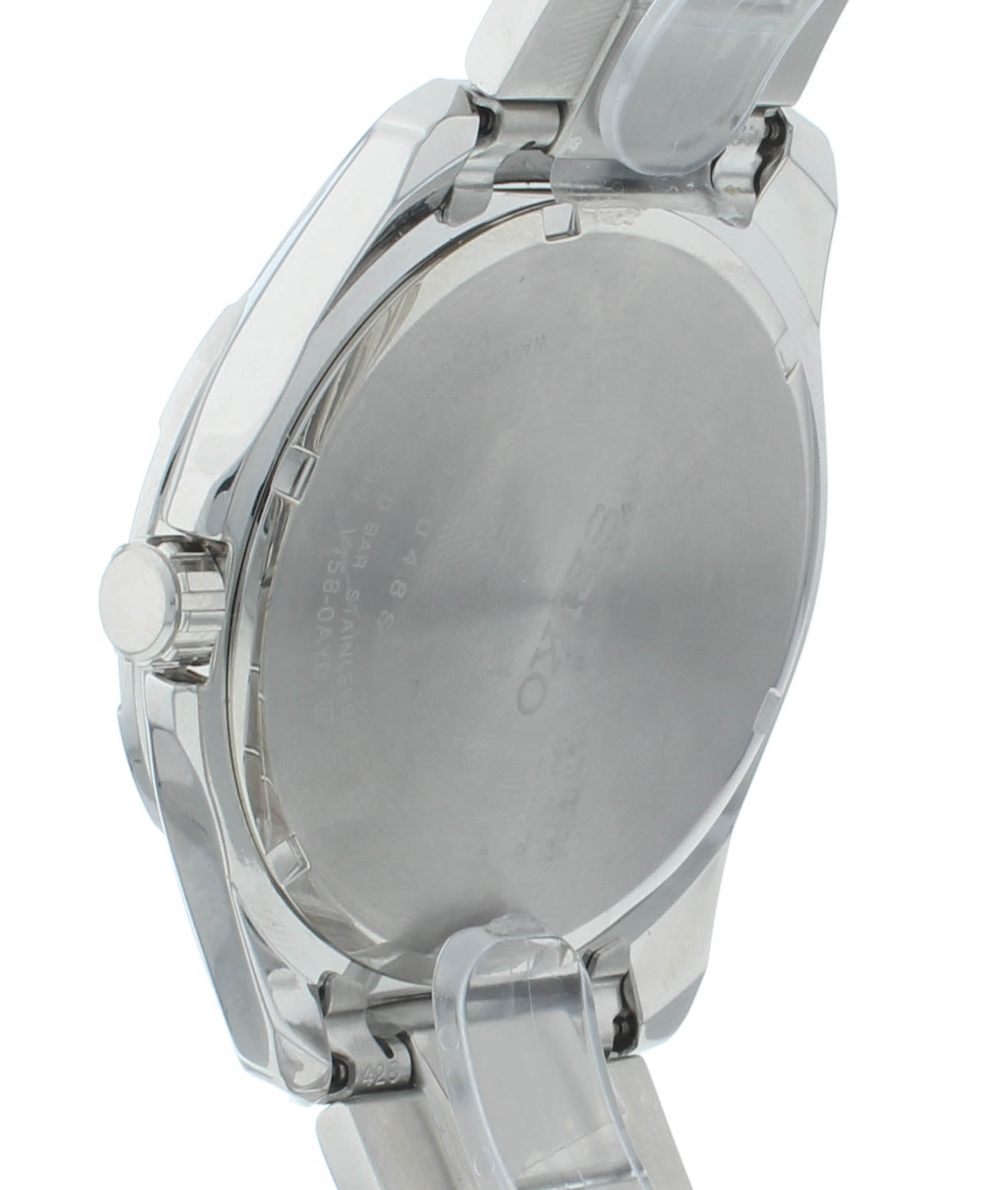 Seiko Essentials Solar Powered 43mm Black Dial Men's Watch SNE393P1