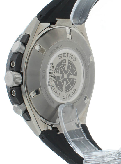 Seiko Astron 46.7mm GPS Solar Powered Titanium Men's Watch SSE167J1