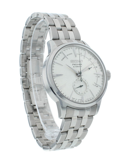 Seiko Presage 40.5mm Automatic Stainless Steel White Dial Men's Watch SSA341J1