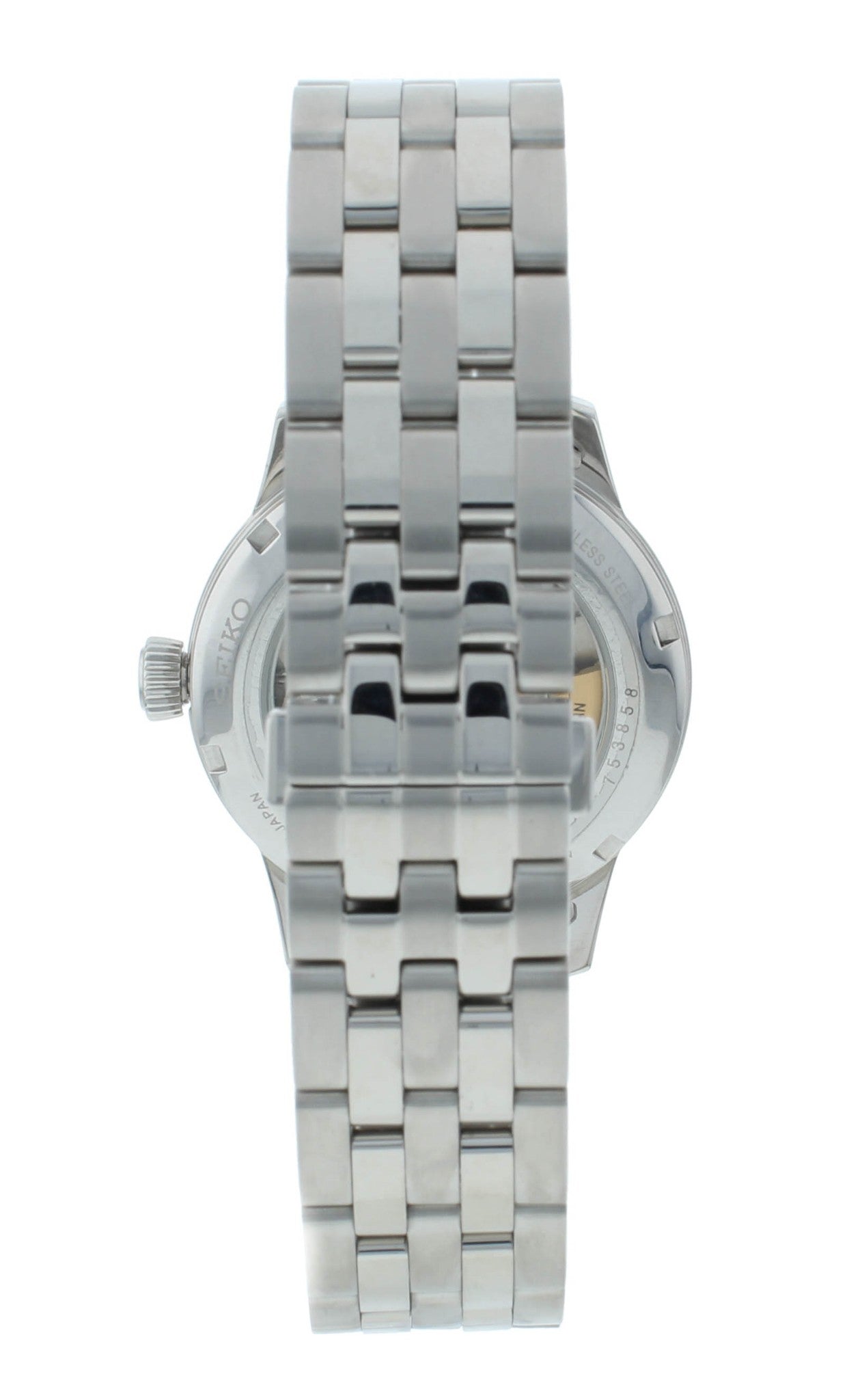 Seiko Presage 40.5mm Automatic Stainless Steel White Dial Men's Watch SSA341J1