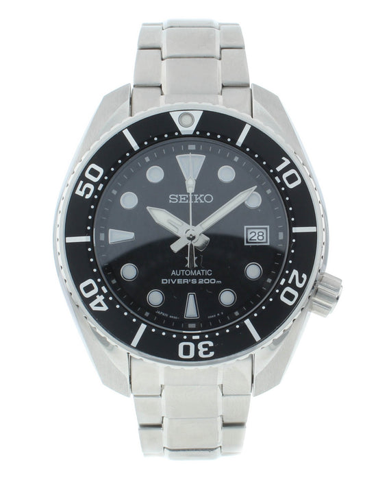 Seiko Prospex 45mm Automatic Stainless Steel Black Dial Men's Watch SPB101J1