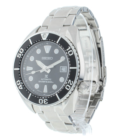 Seiko Prospex 45mm Automatic Stainless Steel Black Dial Men's Watch SPB101J1