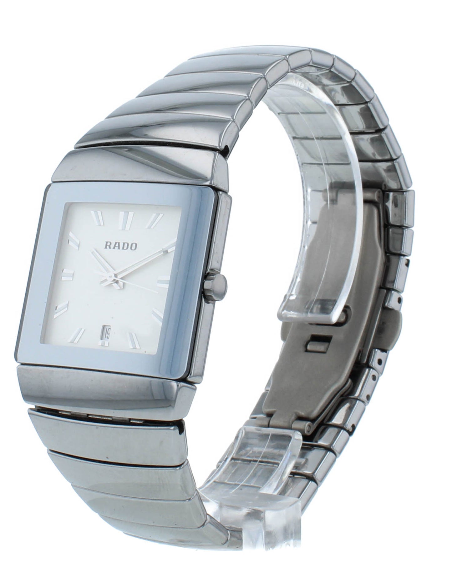 Rado Sintra White Dial 39X29mm Quartz Ceramic Unisex Watch R13332142