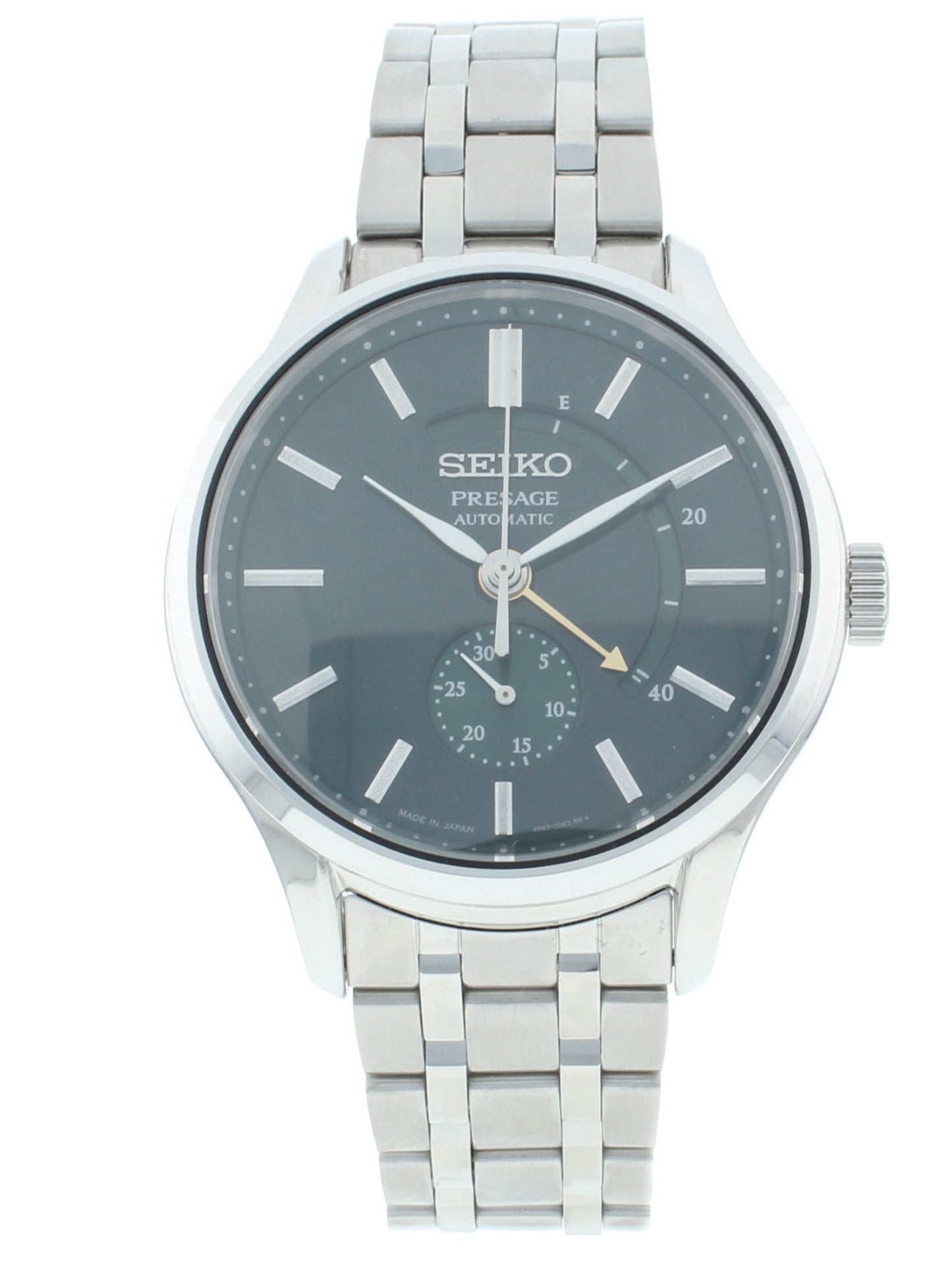Seiko Presage 42mm Automatic Green Dial Stainless Steel Men's Watch SSA397J1