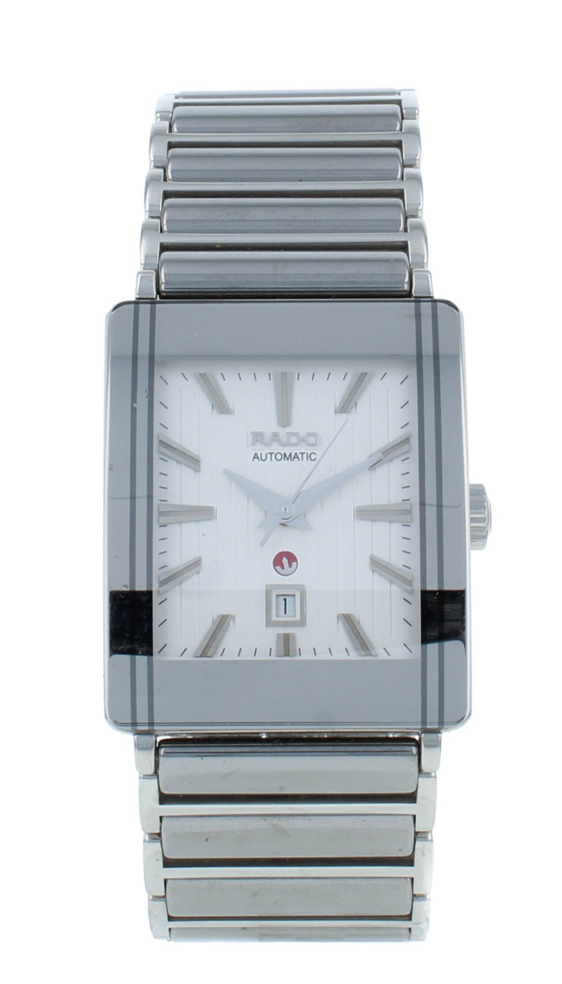 Rado Integral 27mm White Dial Automatic Steel & Ceramic Ladies Watch R20693102
