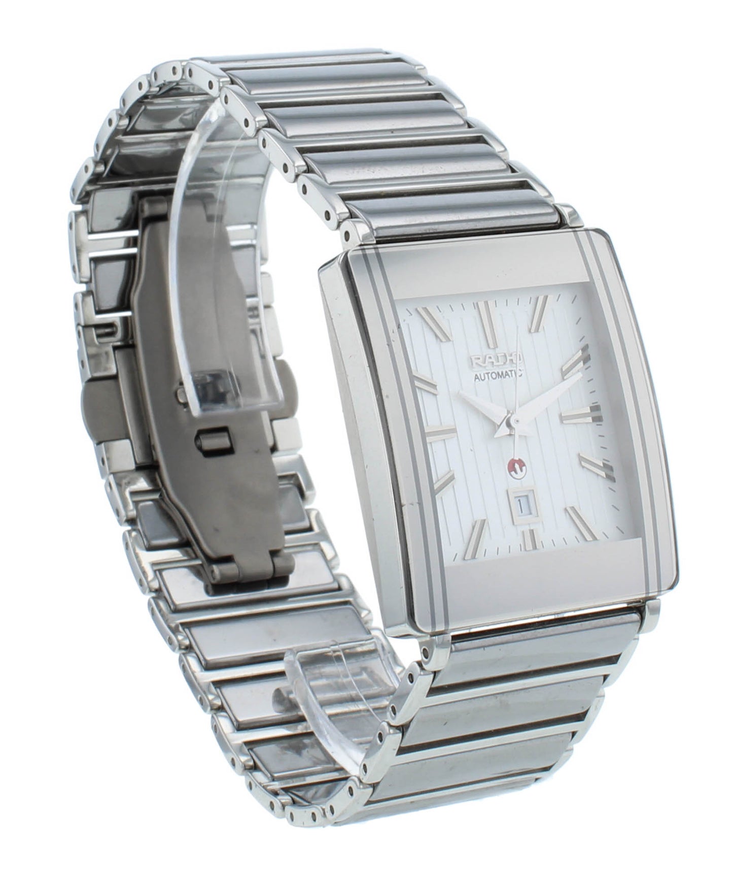 Rado Integral 27mm White Dial Automatic Steel & Ceramic Ladies Watch R20693102