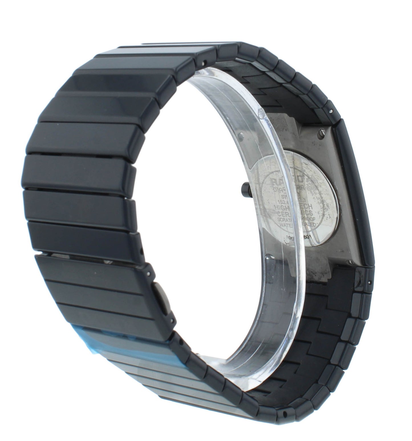 Rado Ceramica Quartz 32 X 27mm Black Dial & Bracelet Men's Watch R21713152