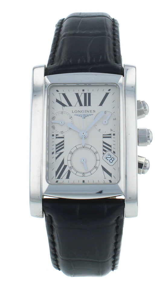 Longines DolceVita Chronograph 28mm Quartz White Dial Ladies Watch L56564712