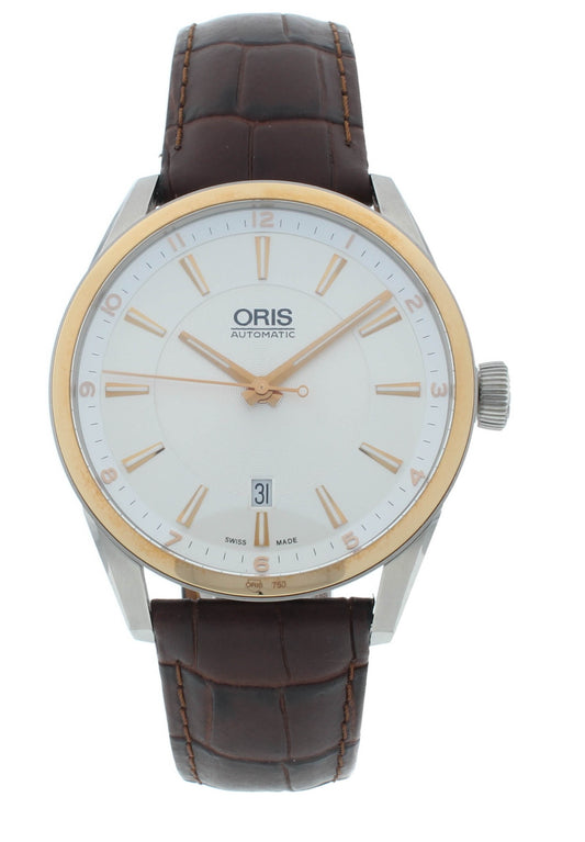 Oris Artix Date 42mm Automatic 18kt Rose Gold Men's Watch 01733764263310752180FC