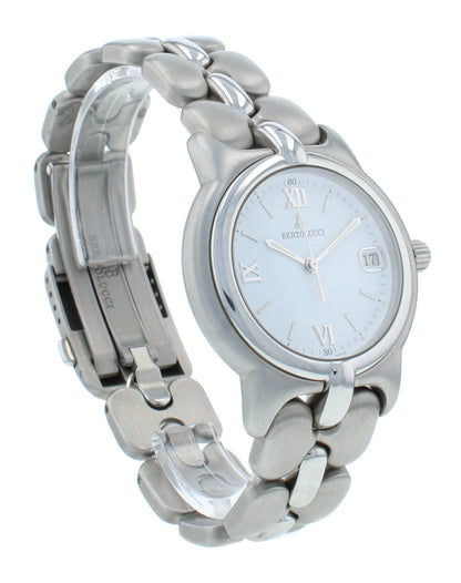 Bertolucci Pulchra 36mm White Dial Stainless Steel Quartz Men's Watch 123 41