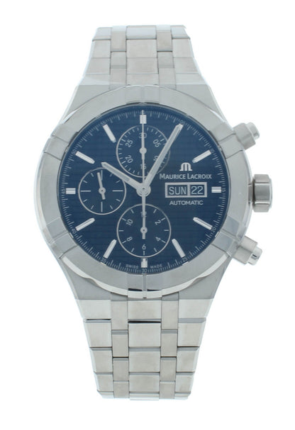 Maurice Lacroix Aikon Black Dial 44mm Automatic Men's Watch AI6038-SS002-330-2