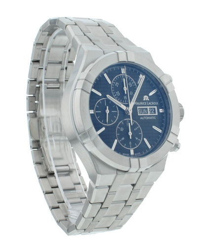 Maurice Lacroix Aikon Black Dial 44mm Automatic Men's Watch AI6038-SS002-330-2