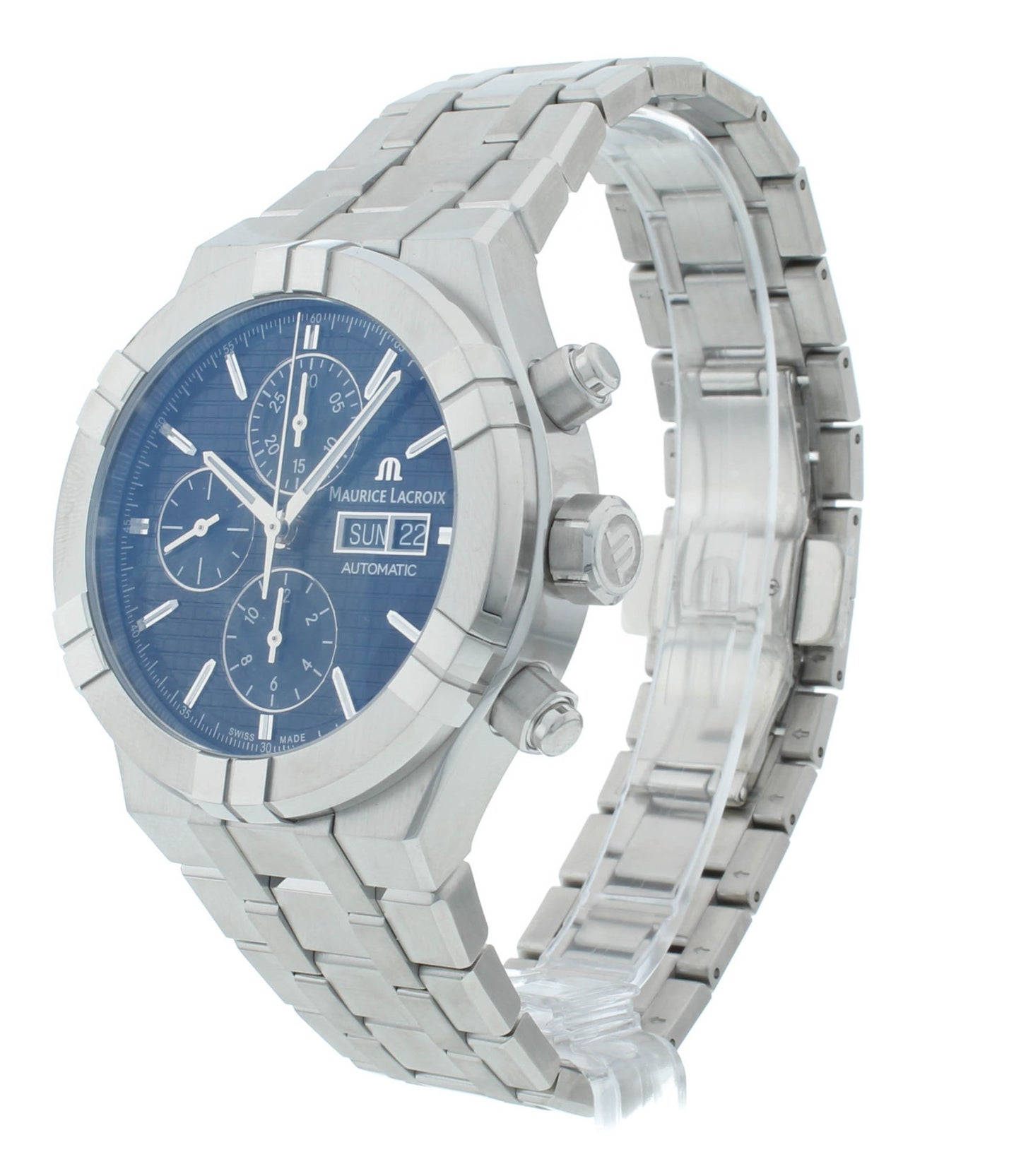 Maurice Lacroix Aikon Black Dial 44mm Automatic Men's Watch AI6038-SS002-330-2