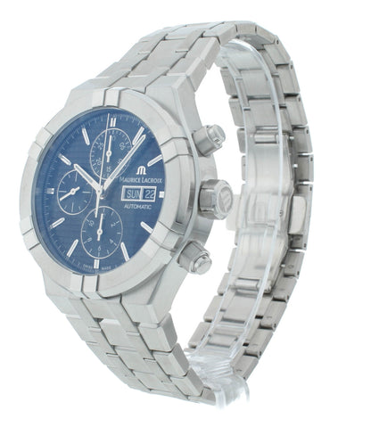Maurice Lacroix Aikon Black Dial 44mm Automatic Men's Watch AI6038-SS002-330-2