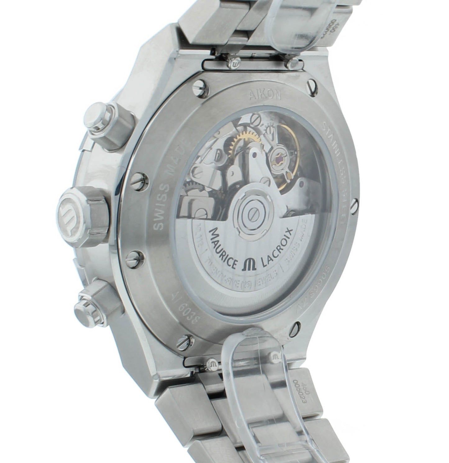 Maurice Lacroix Aikon Black Dial 44mm Automatic Men's Watch AI6038-SS002-330-2