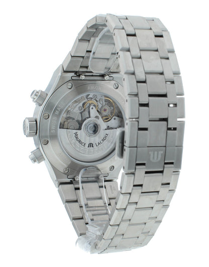 Maurice Lacroix Aikon Black Dial 44mm Automatic Men's Watch AI6038-SS002-330-2