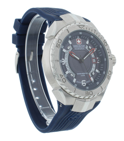 Swiss Military Hanowa Seaman Blue Dial 45mm Quartz Men's Watch 6-4327.04.003