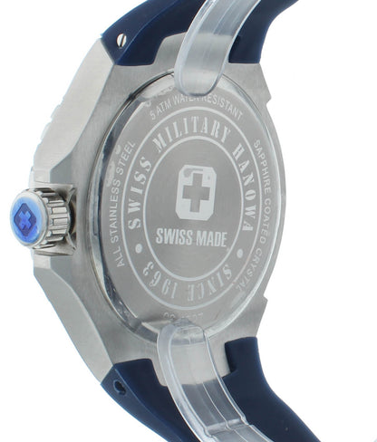 Swiss Military Hanowa Seaman Blue Dial 45mm Quartz Men's Watch 6-4327.04.003