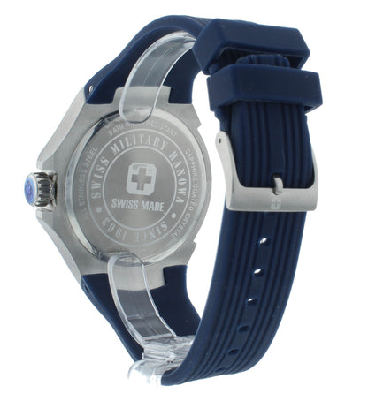 Swiss Military Hanowa Seaman Blue Dial 45mm Quartz Men's Watch 6-4327.04.003
