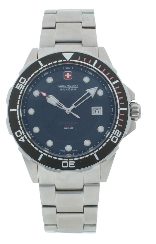 Swiss Military Hanowa Neptune Diver 44mm Quartz Men's Watch 6-5315.04.007