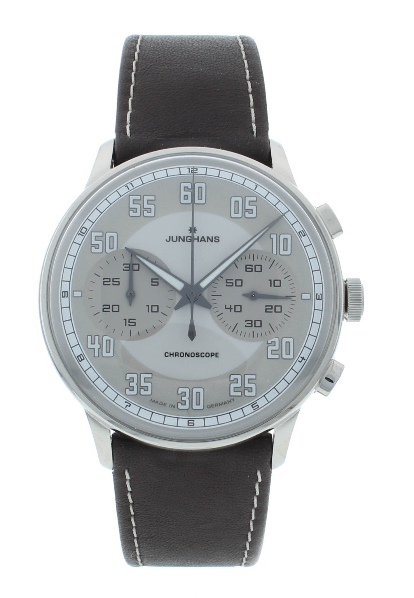 Junghans Meister Driver Chronoscope Auto 40.8mm Chrono Men's Watch 027/3684.00
