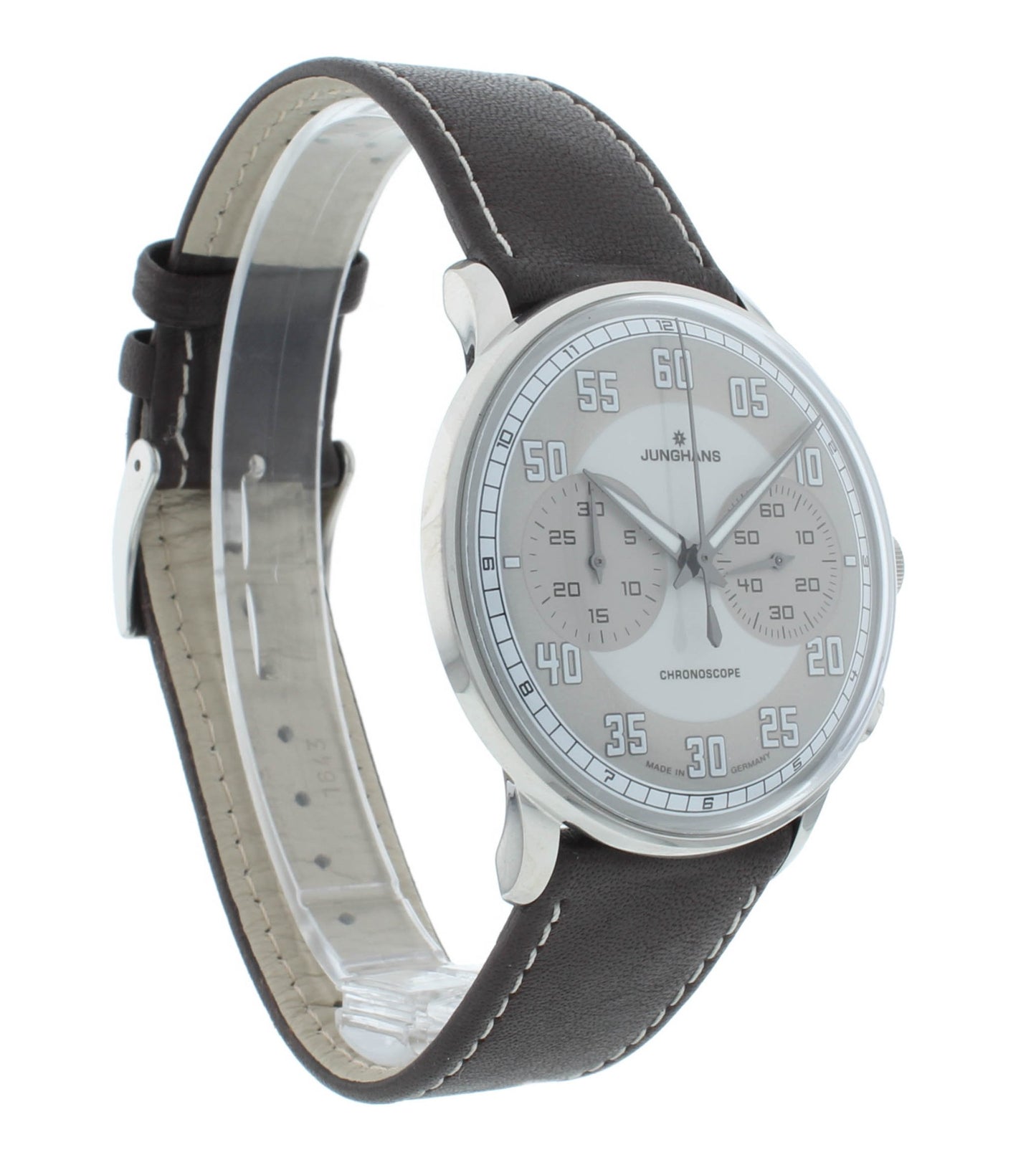 Junghans Meister Driver Chronoscope Auto 40.8mm Chrono Men's Watch 027/3684.00