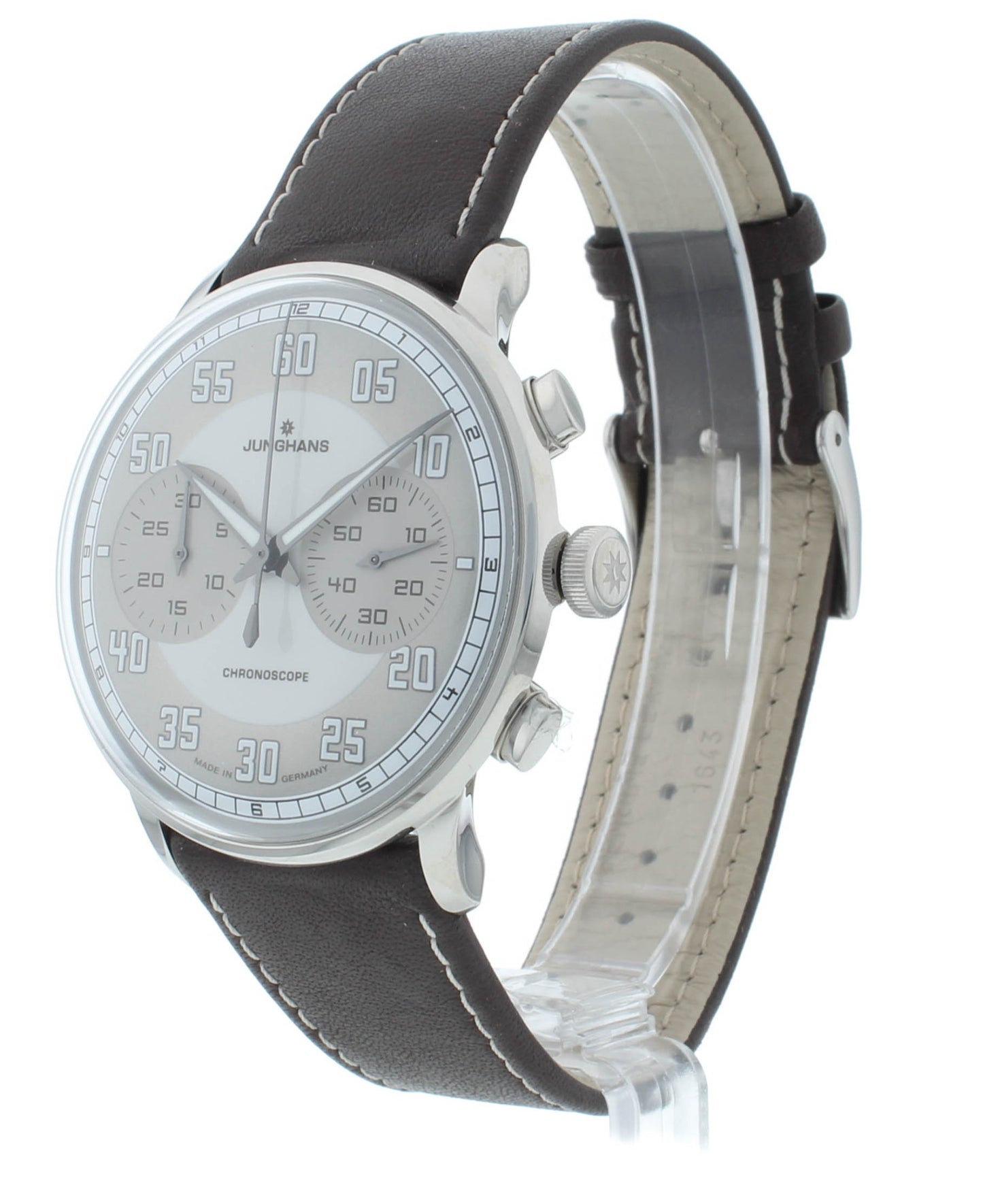 Junghans Meister Driver Chronoscope Auto 40.8mm Chrono Men's Watch 027/3684.00