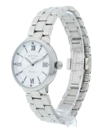 Certina DS Stella 31mm White MOP Dial Quartz Ladies Watch C031.210.11.116.00