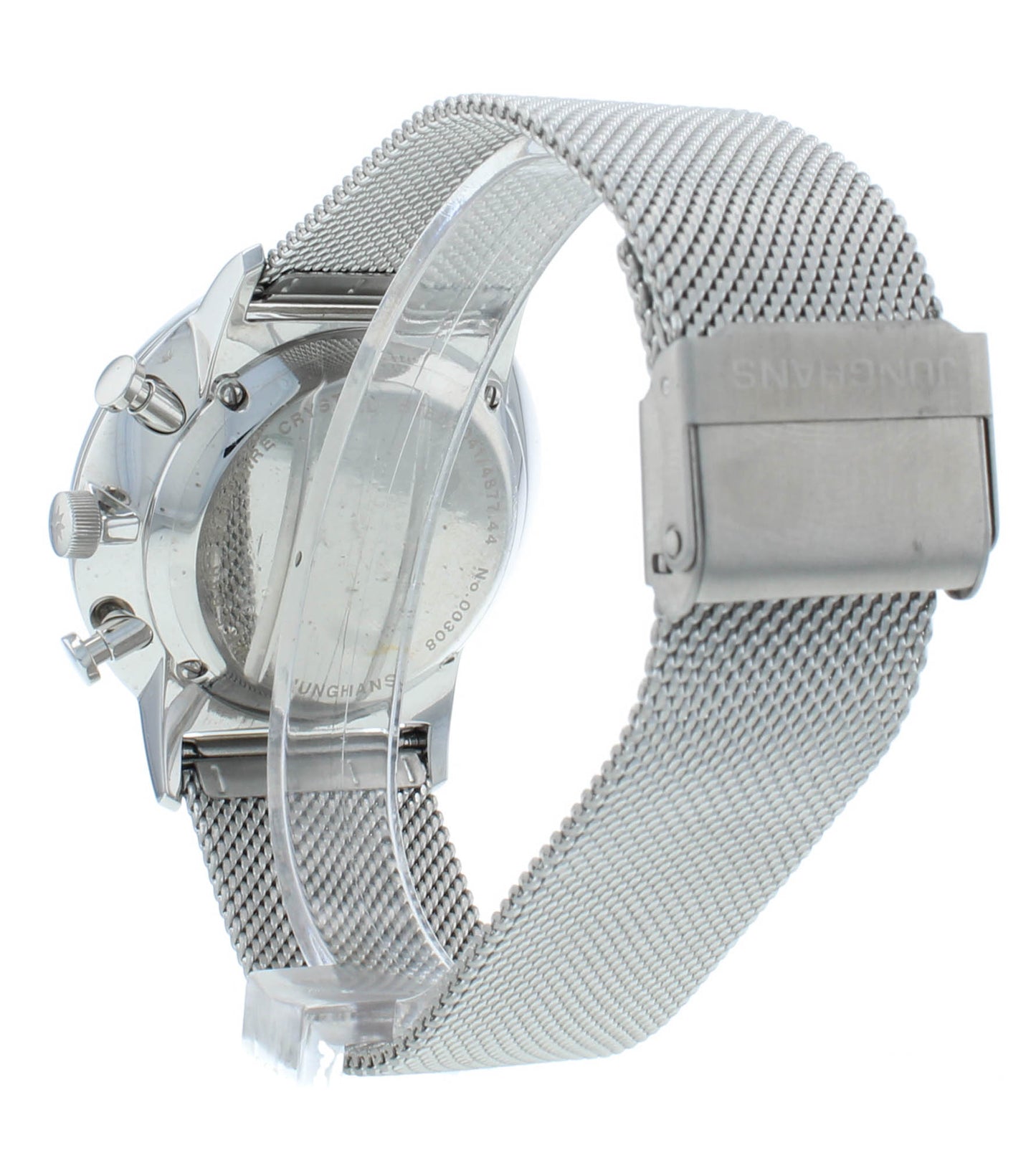 Junghans Form C Chronograph Quartz 40mm Gray Dial Men's Watch 041/4877.44