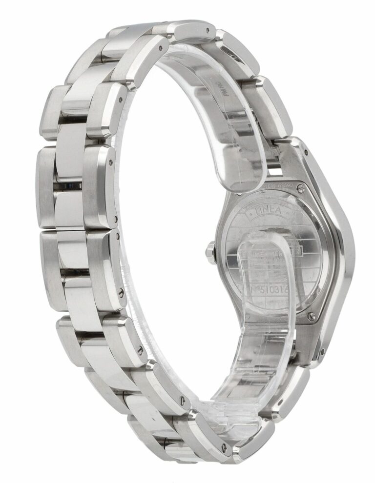 Defective Baume & Mercier Linea Steel Black Dial 27mm Ladies Watch M0A10010