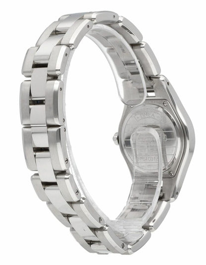 Defective Baume & Mercier Linea Steel Black Dial 27mm Ladies Watch M0A10010