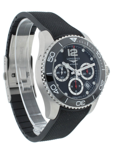 Longines HydroConquest 41mm Chrono Auto Black Dial Men's Watch L3.783.4.56.9