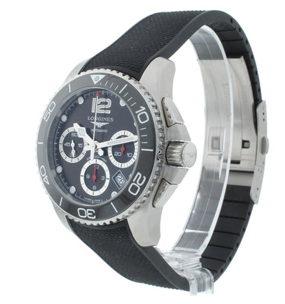 Longines HydroConquest 41mm Chrono Auto Black Dial Men's Watch L3.783.4.56.9