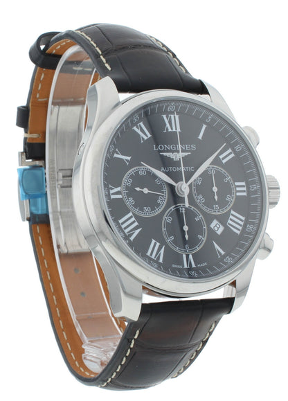 Longines Master Chronograph 44mm Automatic Black Dial Men's Watch L2.859.4.51.7