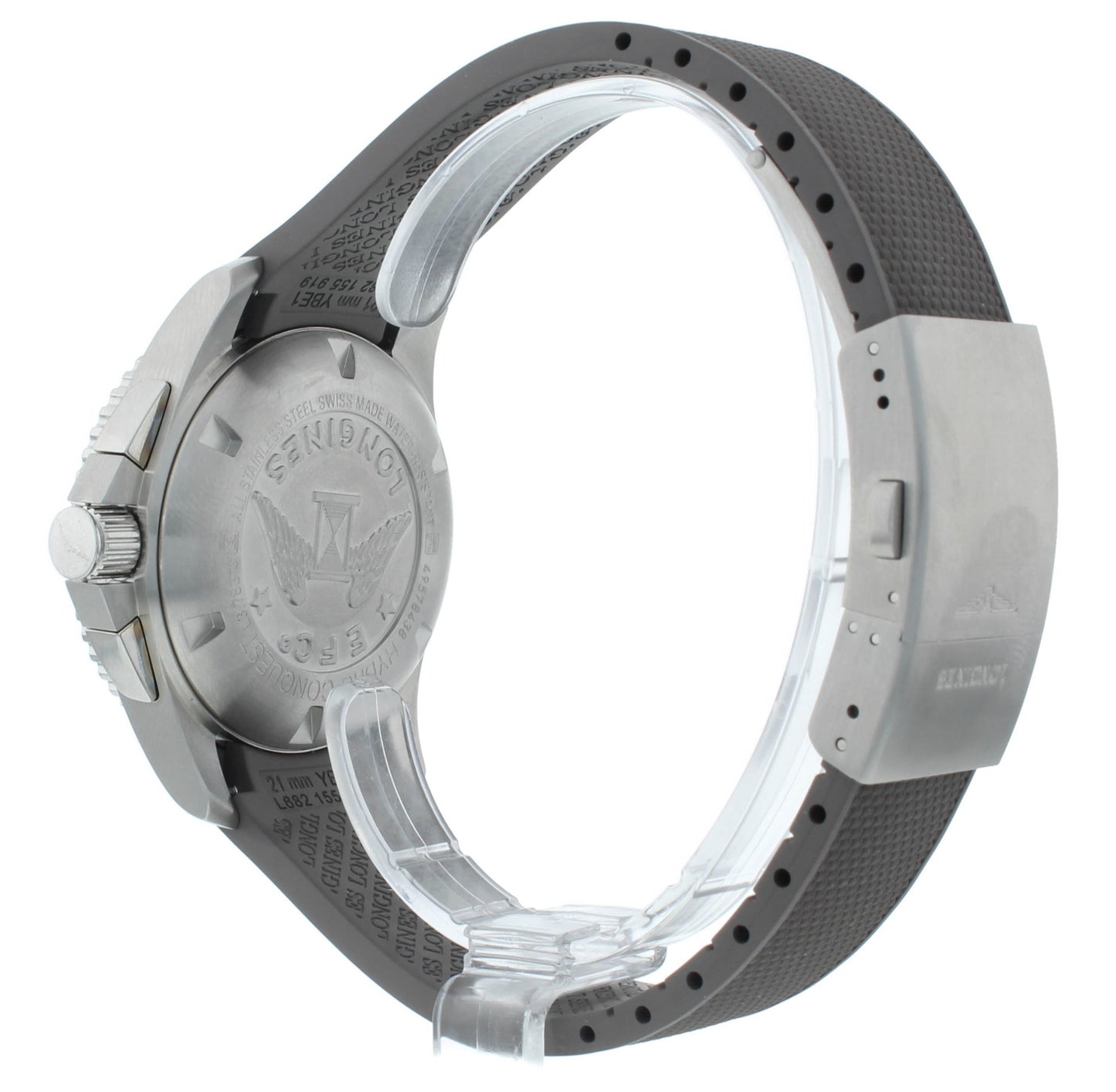 Longines HydroConquest 41mm Chrono Automatic Gray Dial Men's Watch L3.783.4.76.9